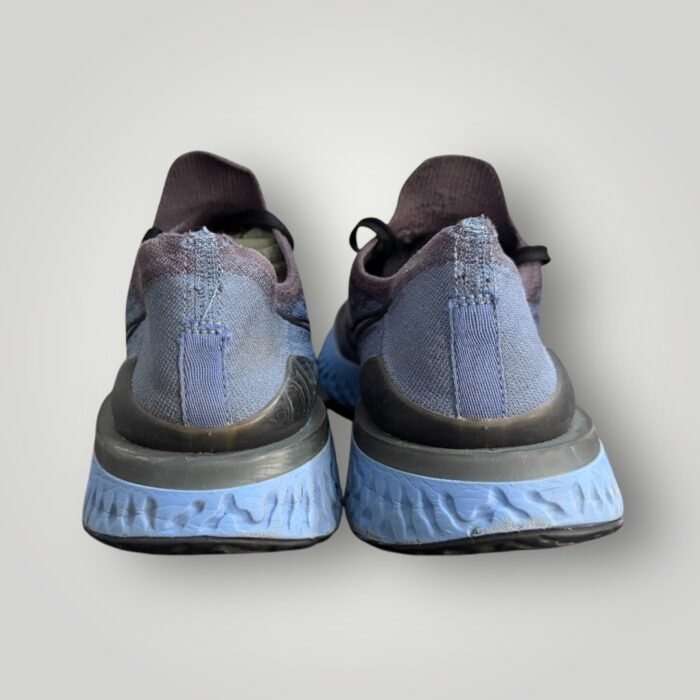 NIKE REACT FLYKNIT 2 THUNDER GREY BLUE BLACK - Image 3