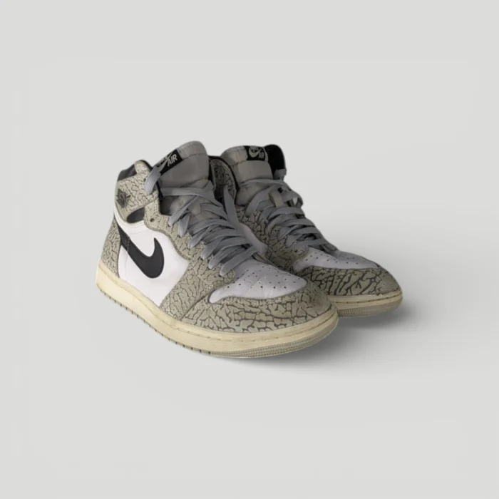 Nike Air Jordan 1 Retro High OG "White Cement" - Image 3